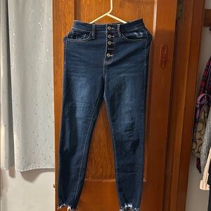 KanCan Dark Blue High Rise Women's Jeans